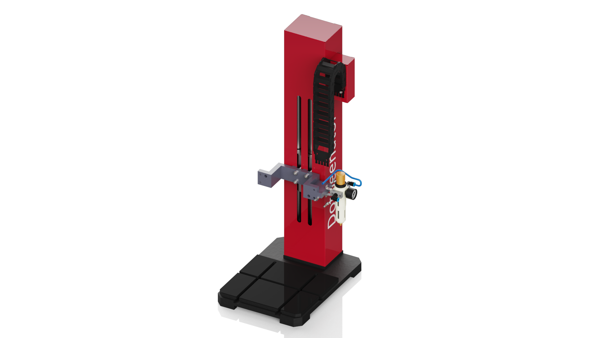 Motorized Z Axis for benchtop dot peen marking machines